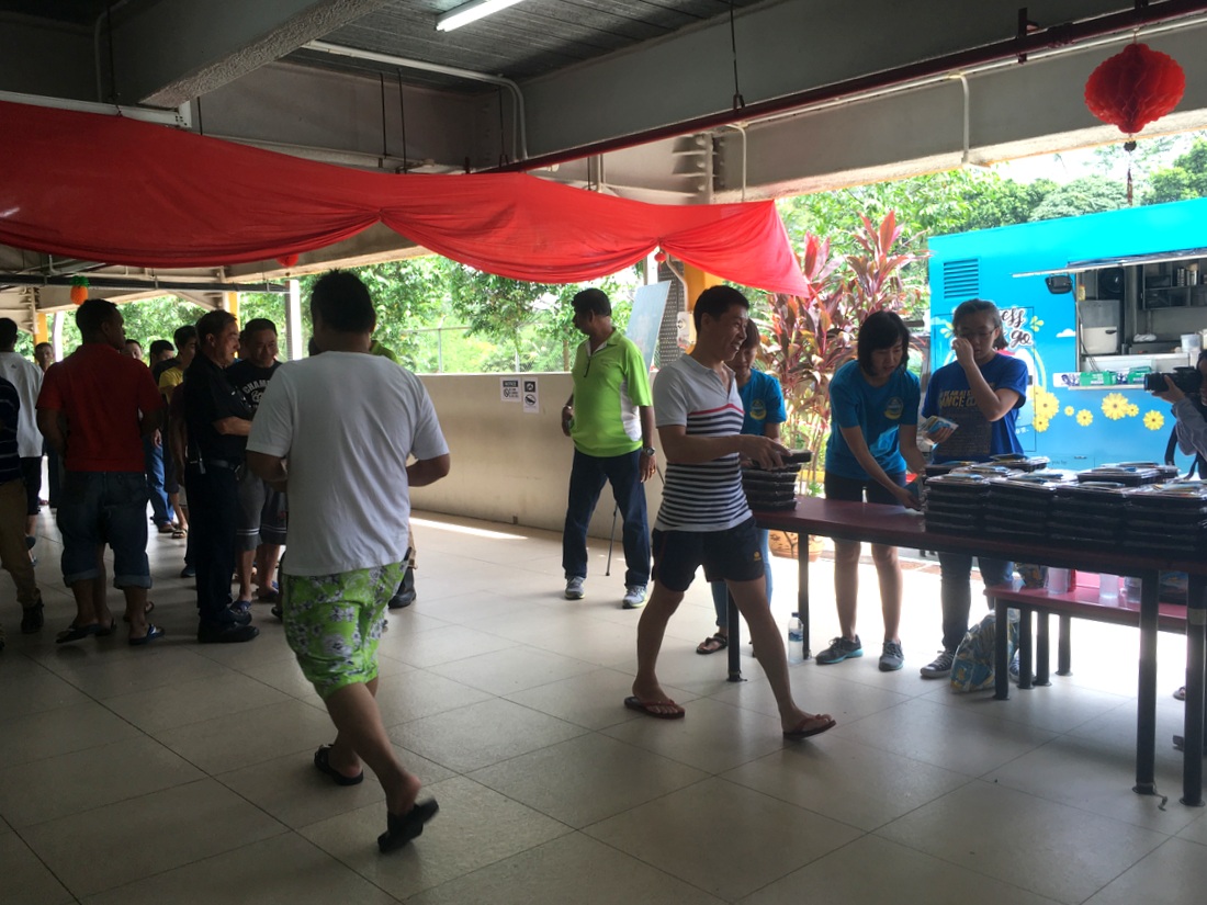 Singapore Kindness Movement Food Truck at Kranji Lodge 1. 