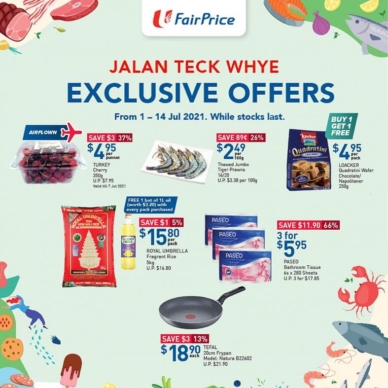 Save every day at FairPrice with three months of discounts