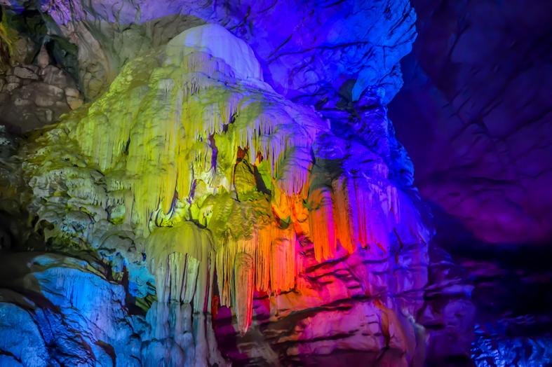 The Borra Caves are among the largest and deepest caves in India.