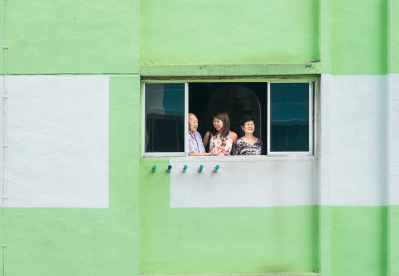  reminiscing the older times living at his old flat in Rochor Centre