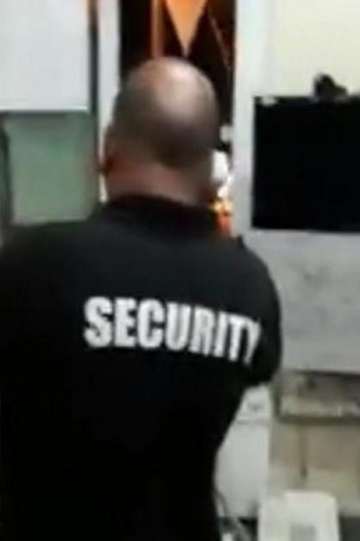 Police arrest 'gangster' guard seen in viral video