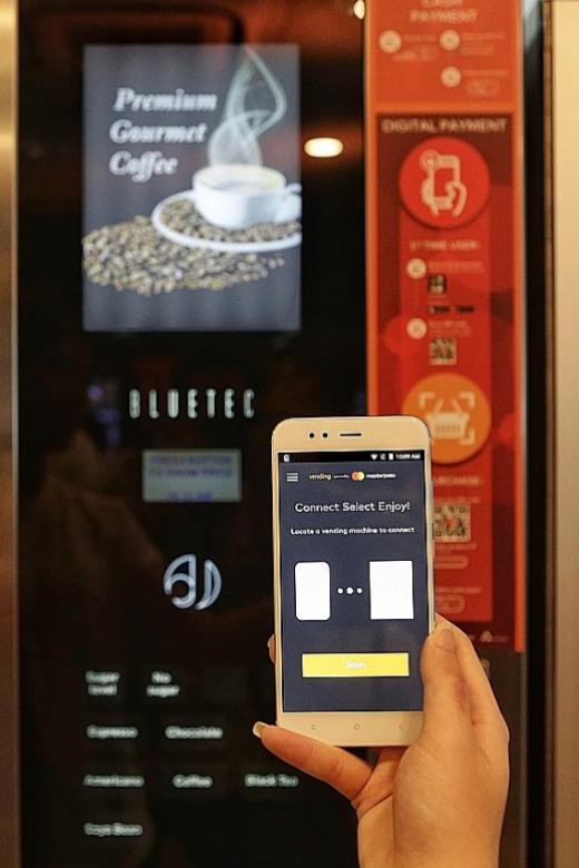 SPH Buzz store launches first cashless vending machines