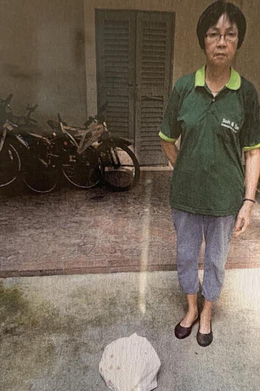 70-year-old cleaner hit by a bag of rubbish thrown from high-rise unit