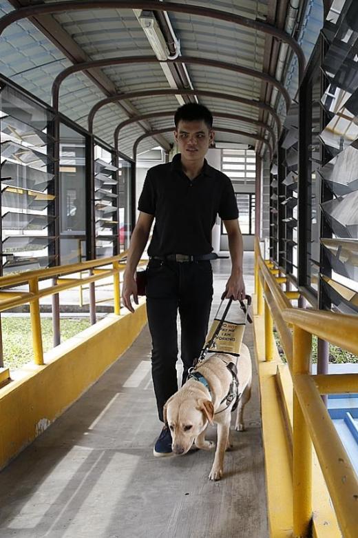 Singaporeans step forward to help the blind adapt to new normal