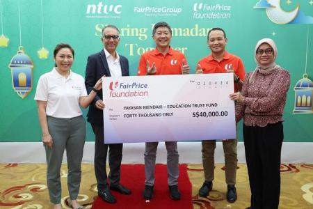 FairPrice Group donates $40,000 to Mendaki