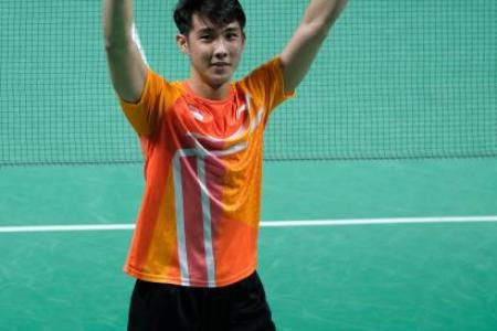 Loh Kean Yew becomes first Singaporean to reach badminton world championship final