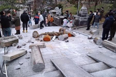 In Pictures: Earthquake hits central Japan on New Year’s Day