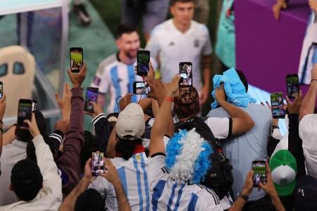 World Cup: Argentina revel in 'home' support at Qatar tournament