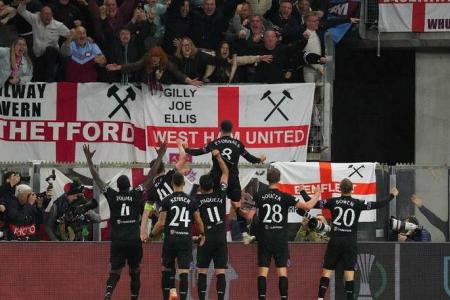 Families of West Ham players attacked after Europa Conference League semis win 