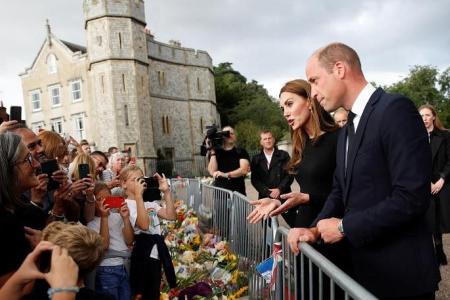 UK royals William, Kate, Harry and Meghan put on united front at Windsor Castle