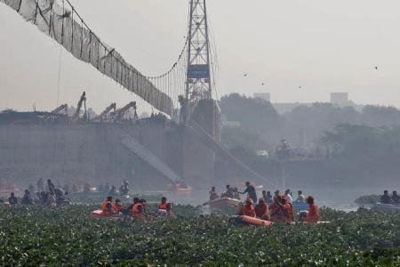 PM Lee sends condolence message to India’s PM Modi over deadly bridge collapse 