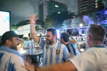 Argentina fans in Singapore celebrate ‘big moment’ as La Albiceleste reach final 