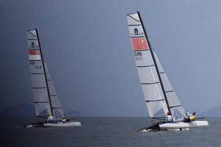 Singapore sailors win first medals at Asian Games