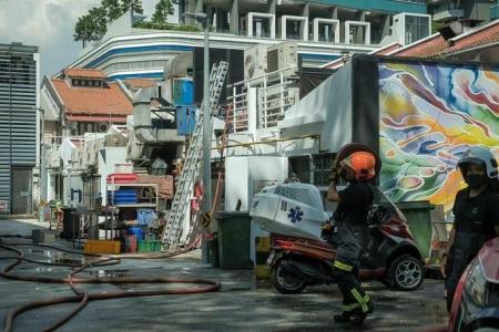 Fire breaks out at Pahang Street restaurant, no injuries reported