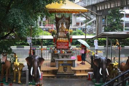 Four-faced Buddha exits Golden Mile Complex