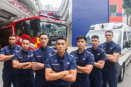 Sengkang flat blaze: Firefighter grabbed one child in each arm in escape from burning unit