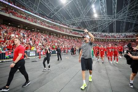 Fans make Liverpool feel at home even as Bayern spoil the Kallang party