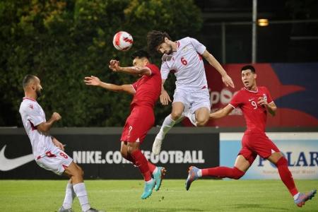 Lacklustre Lions beaten 2-0 by second-string Tajikistan
