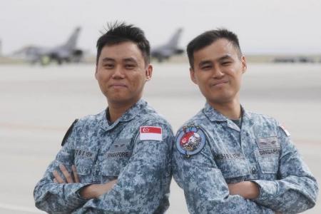 Siblings on RSAF postings in US unite at SAF exercise in Idaho