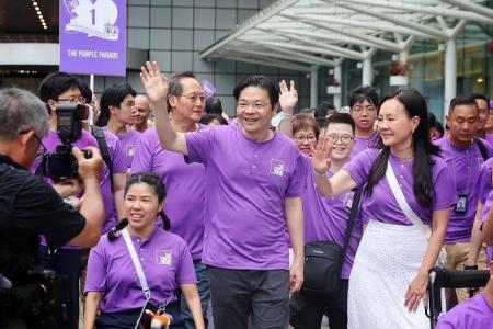 Over 13,000 people turn up at annual Purple Parade to show support for people with disabilities