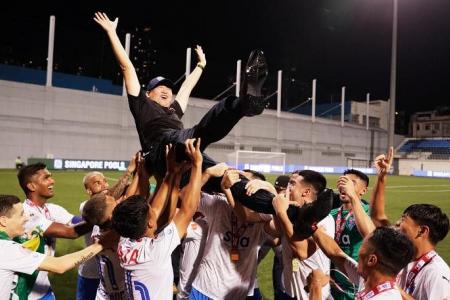 Lion City Sailors beat Hougang United 3-1 for first Singapore Cup title