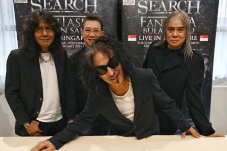 Malaysian rockers Search return to Singapore roots after 30 years