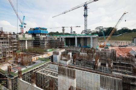 Worker falls 2m at RTS Link construction site in Woodlands North