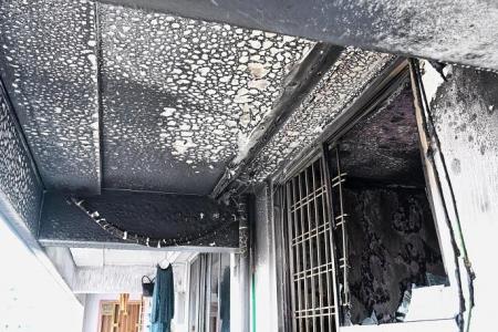 20 residents evacuated after fire breaks out at Hougang flat