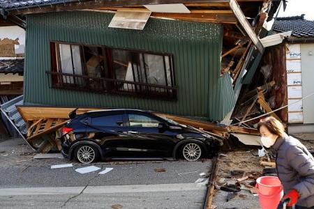 In Pictures: Earthquake hits central Japan on New Year’s Day