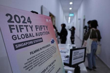 120 hopefuls audition for K-pop girl group Fifty Fifty