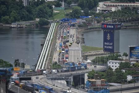 S'pore drivers will be notified of traffic summonses at Johor checkpoints 