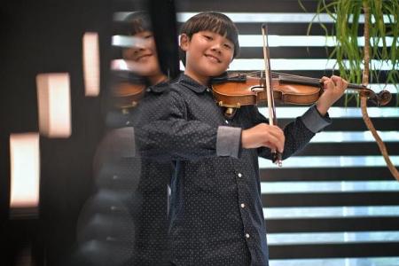 9-year-old S’porean wins violin competition in Italy
