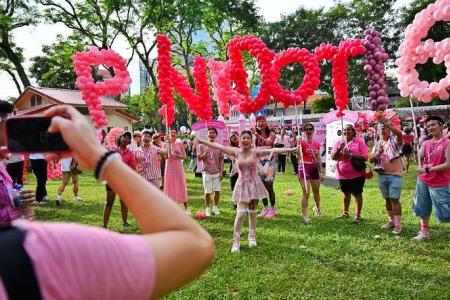 Thousands turn up for annual Pink Dot SG rally