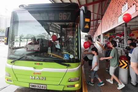 New trunk service 967 in Woodlands starts operations