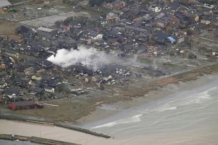 In Pictures: Earthquake hits central Japan on New Year’s Day