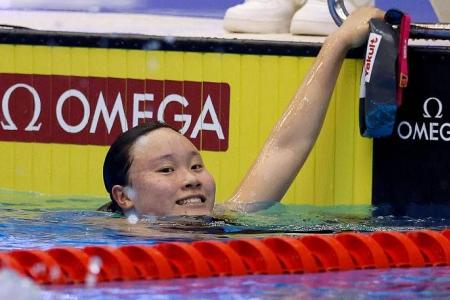 Swimmer Gan Ching Hwee smashes women’s 1,500m freestyle record