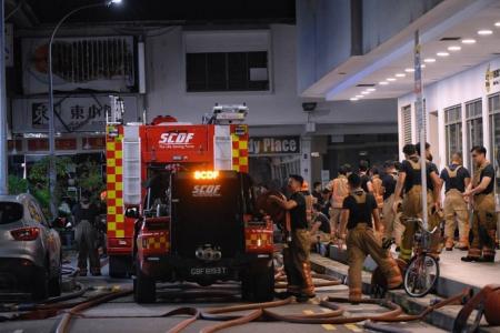 100 people evacuated in Sembawang shophouse fire