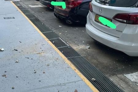 Marine Parade Town Council to step up checks after falling concrete from HDB roof damages car