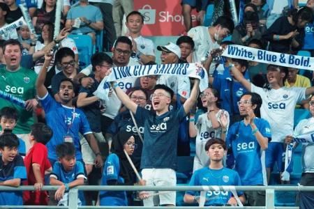 Lion City Sailors’ fans call on more to back team and make themselves heard against Spurs