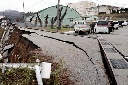 In Pictures: Earthquake hits central Japan on New Year’s Day