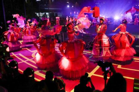 Jewel sparkles in Chingay colours