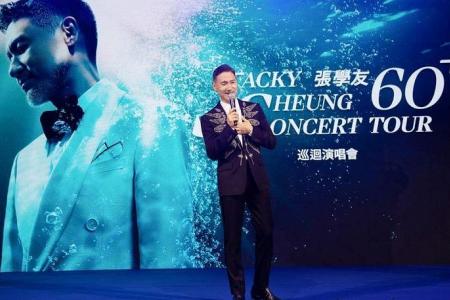 Jacky Cheung to perform six shows here in July, over two weekends