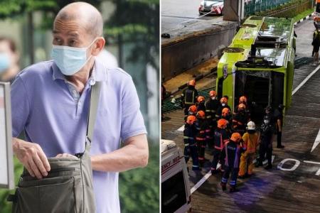 Bukit Batok bus collision: Former Tower Transit driver jailed six weeks