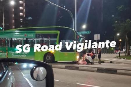 SMRT bus hits 74-year-old pedestrian in Sengkang, driver arrested