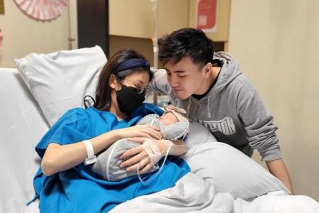 Singer Derrick Hoh is now a dad