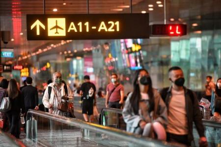 Marked increase in passenger traffic through Changi Airport