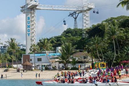 Siloso Beach in Sentosa reopens after oil spill cleanup