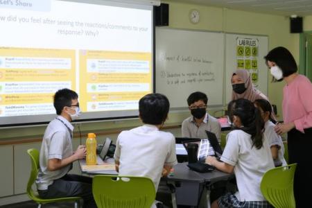 Cyber-wellness lessons for upper secondary school students to weave in real-life scenarios