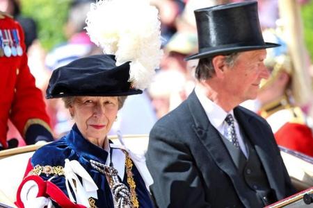 British royal Princess Anne leaves hospital after horse accident