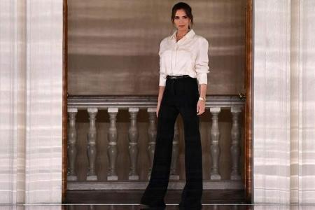 Victoria Beckham spices up Paris Fashion Week